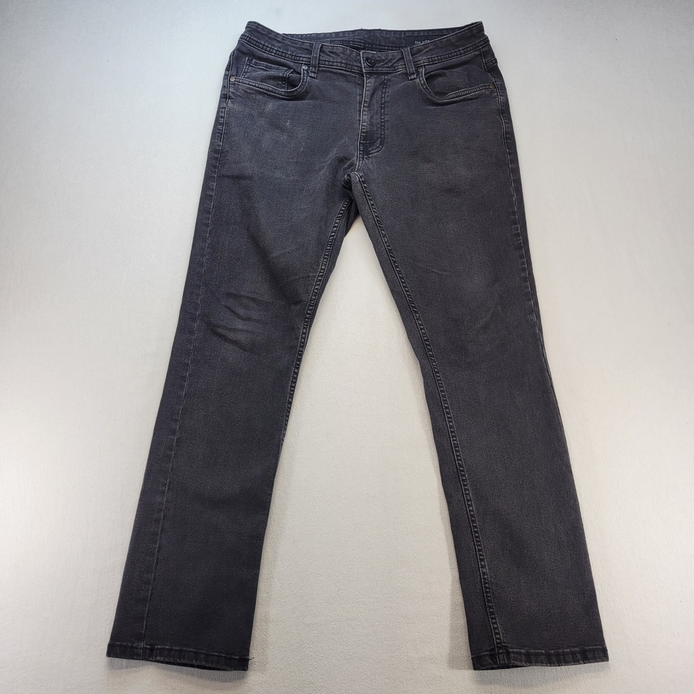 The Perfect Jean NYC Slim Fit Mens 34x30 Black Denim Stretch Jeans